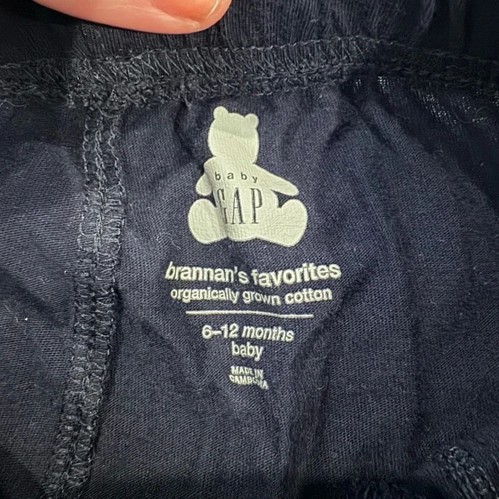 12 Mos, GAP _ Navy Blue Baby Shorts with Bear Logo